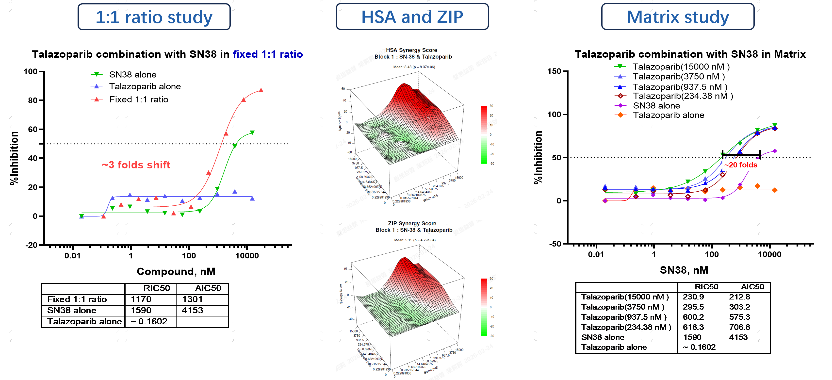 Talazoparib combination screening