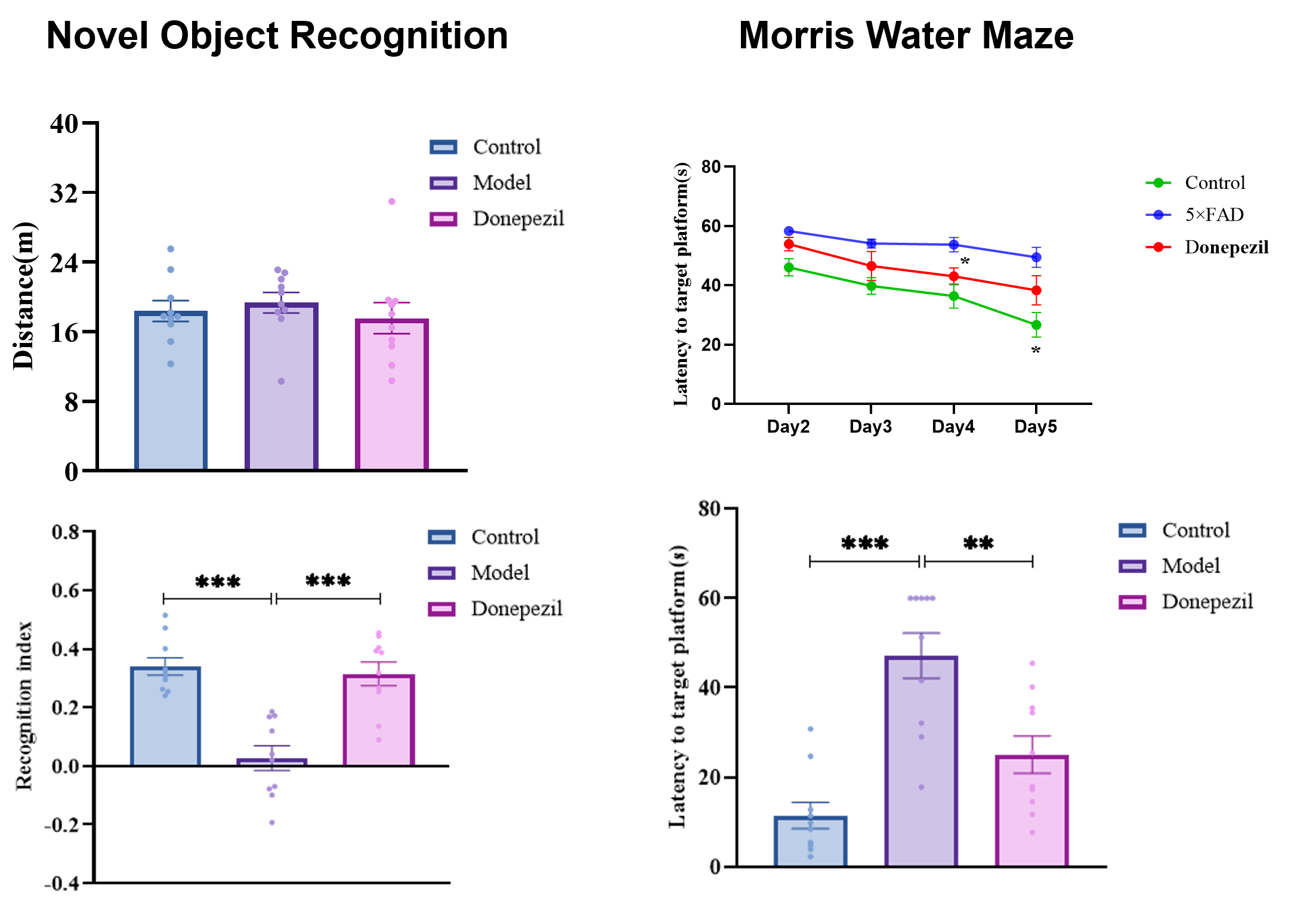 Behavioral characterization of 5xFAD transgenic mouse model