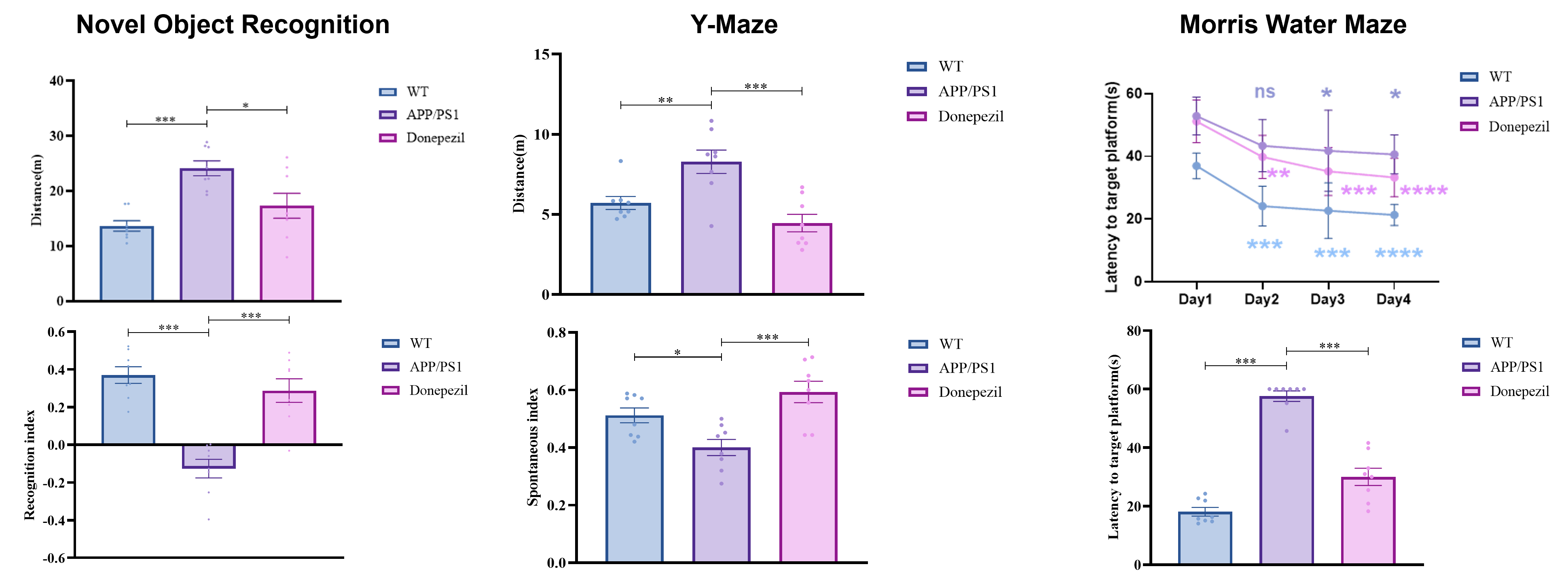 Behavioral characterization of APP/PS1 mouse model